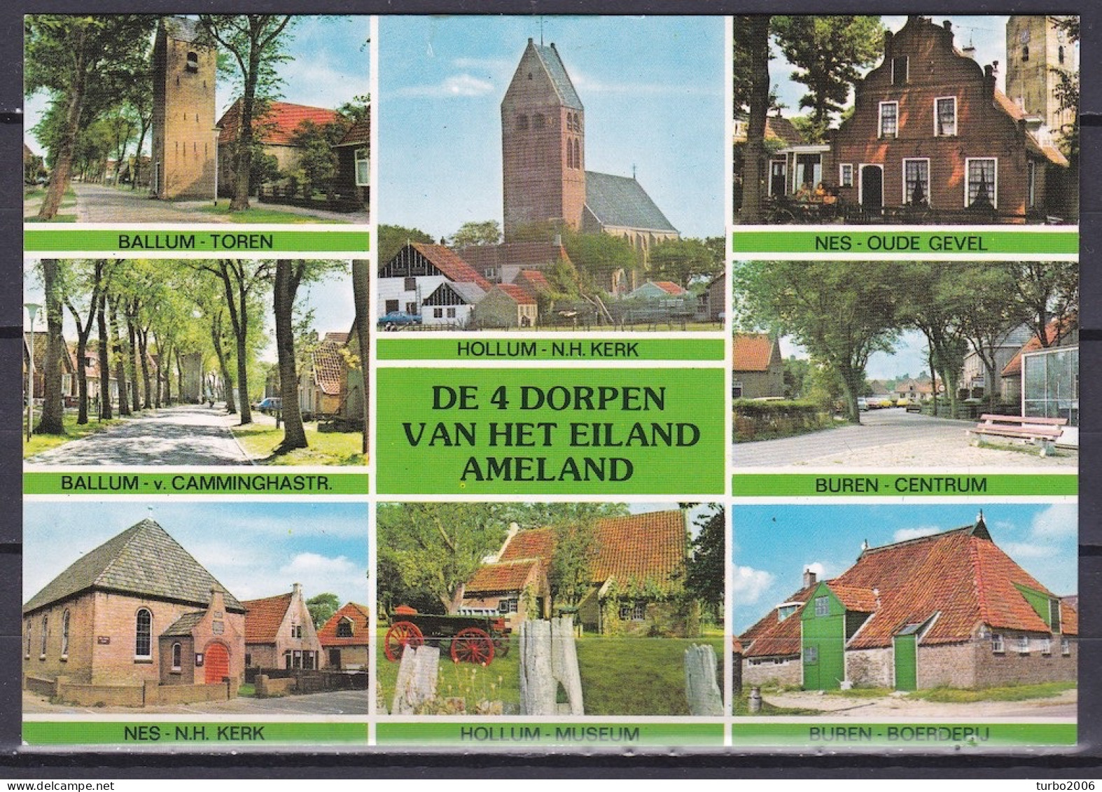 Ca. 1975 Ameland 10 Verschillende Kaarten In Kleur Blanco - Ameland