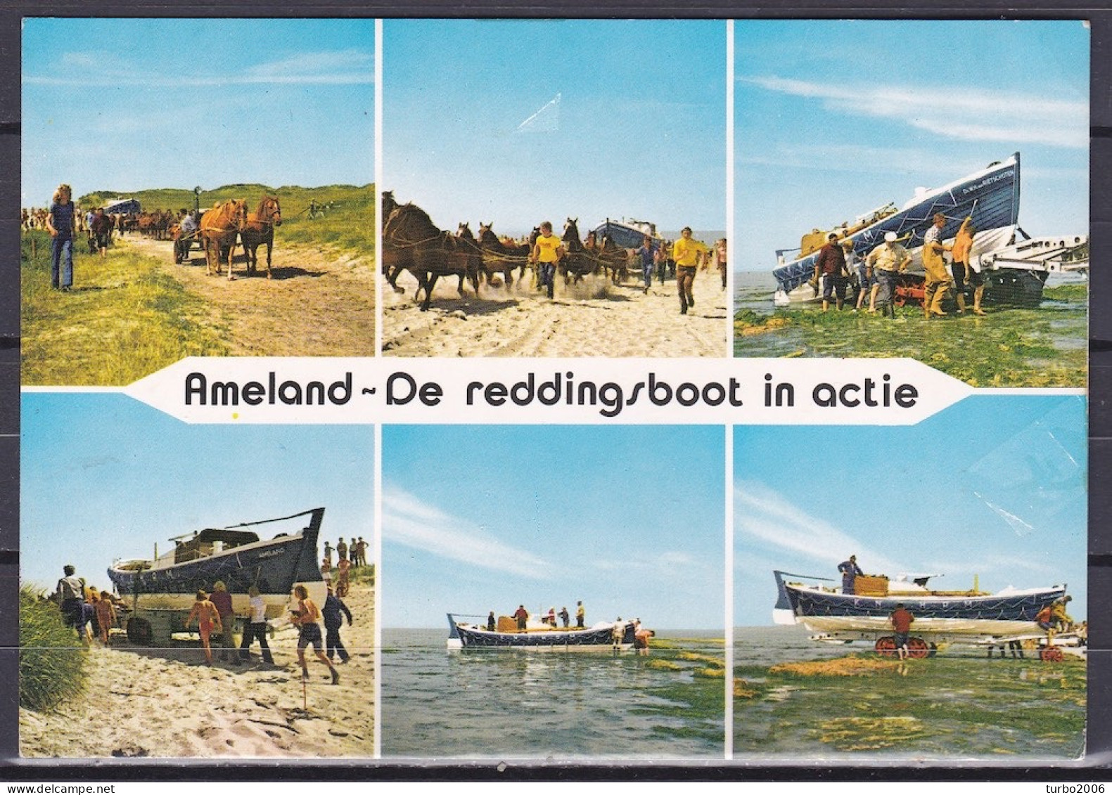 ca. 1975 Ameland 10 verschillende kaarten in kleur blanco