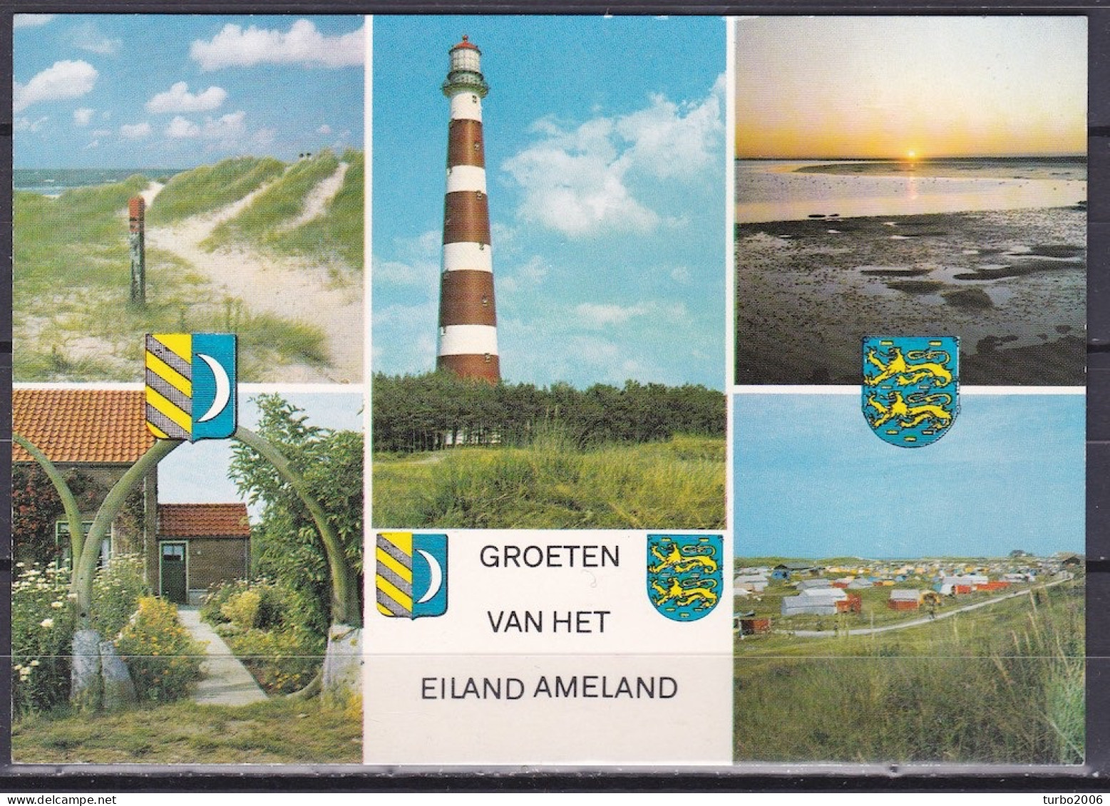 ca. 1975 Ameland 10 verschillende kaarten in kleur blanco