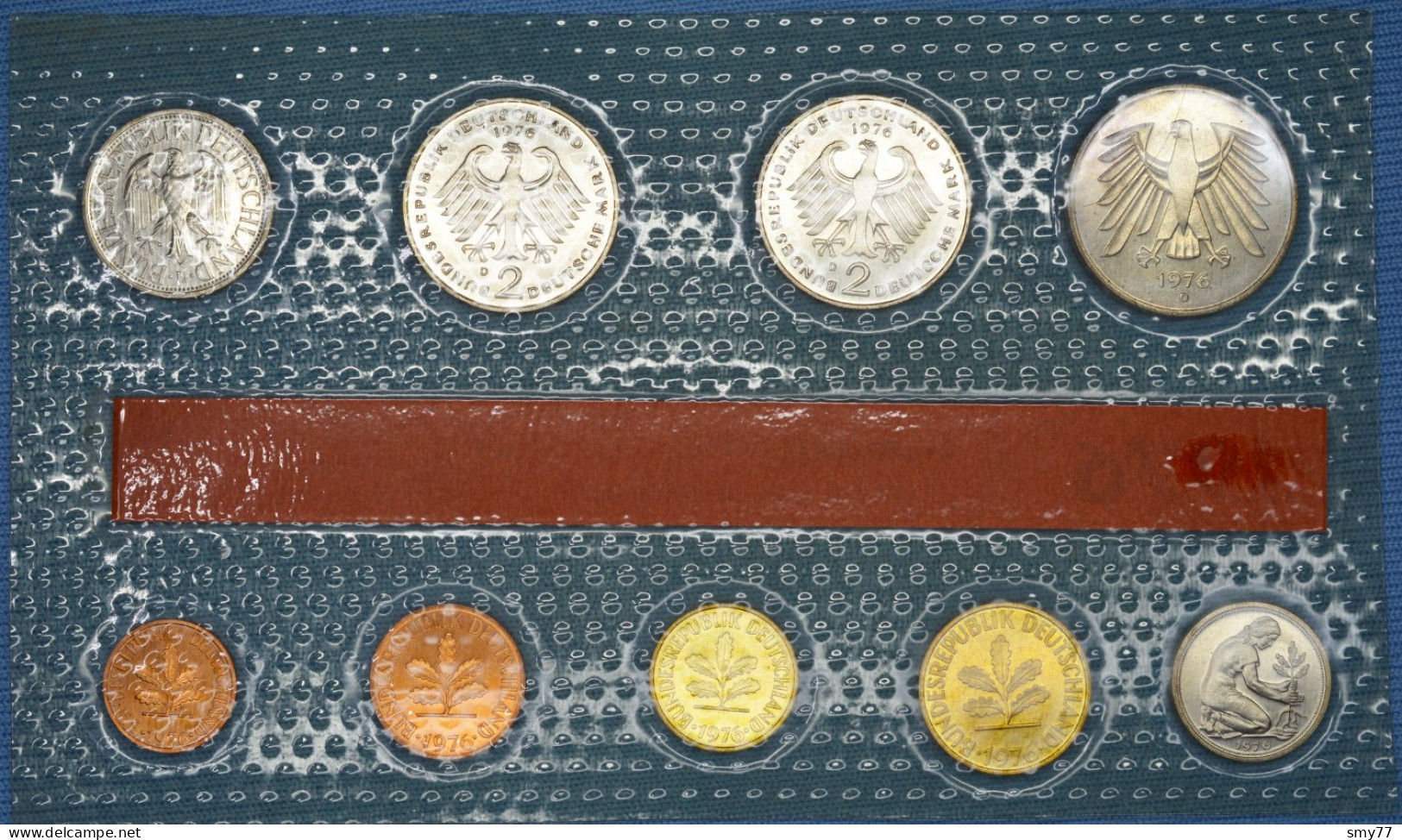 Deutschland  • KMS 1976 D • München Kursmünzensatz  Coin Set • Stempelglanz • 26'000 Ex. • [24-172] - Mint Sets & Proof Sets