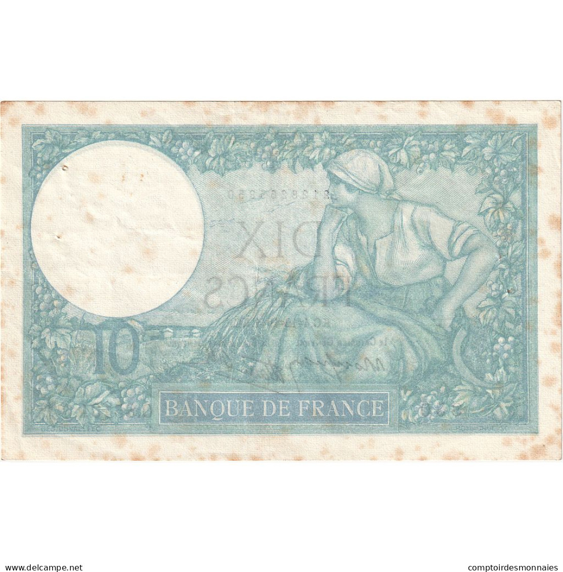 France, 10 Francs, Minerve, 1941, Q.85131, TTB, Fayette:7.30, KM:84 - 10 F 1916-1942 ''Minerve''