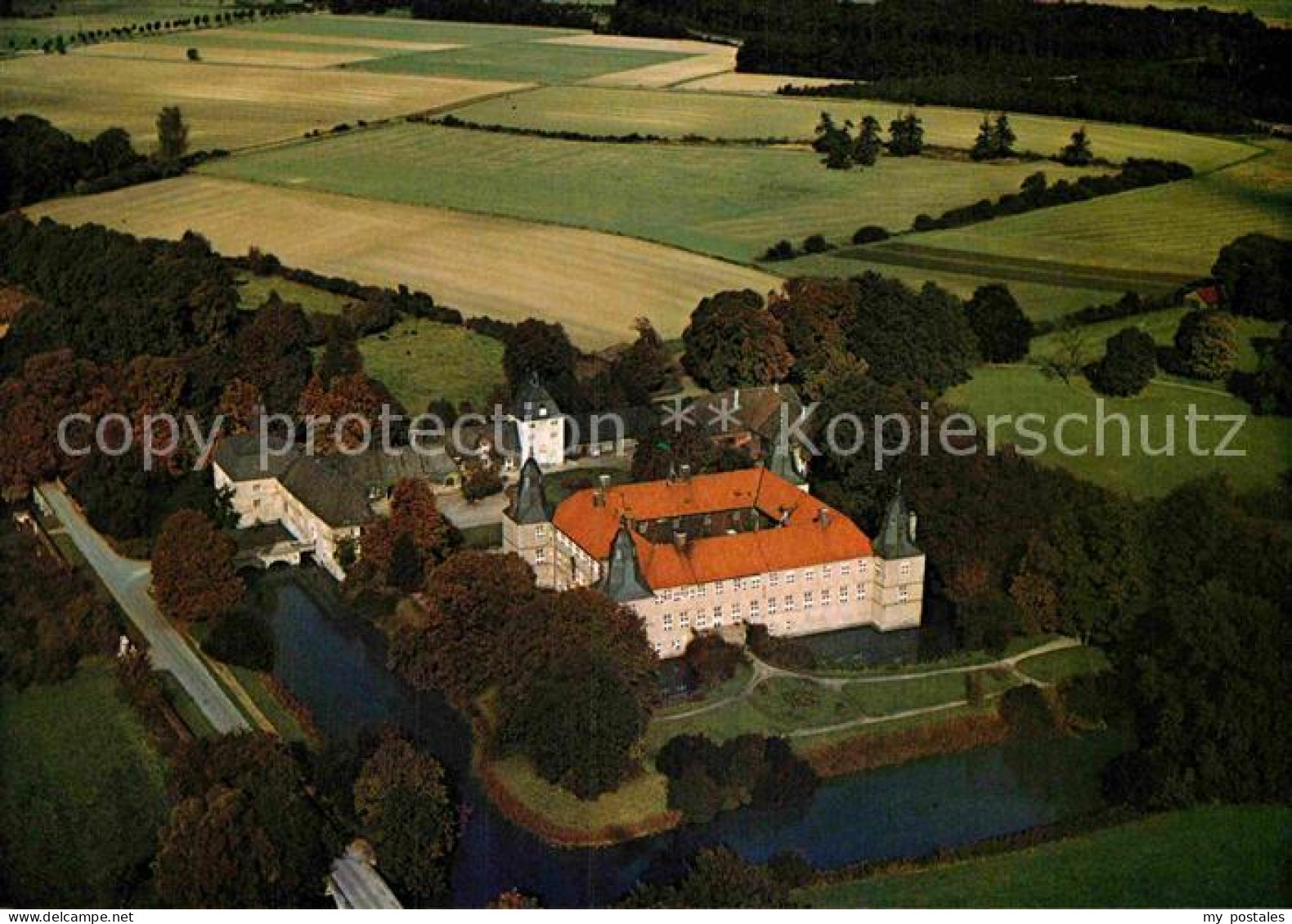 72917234 Ascheberg Herbern Fliegeraufnahme Schloss Westerwinkel Ascheberg - Ascheberg