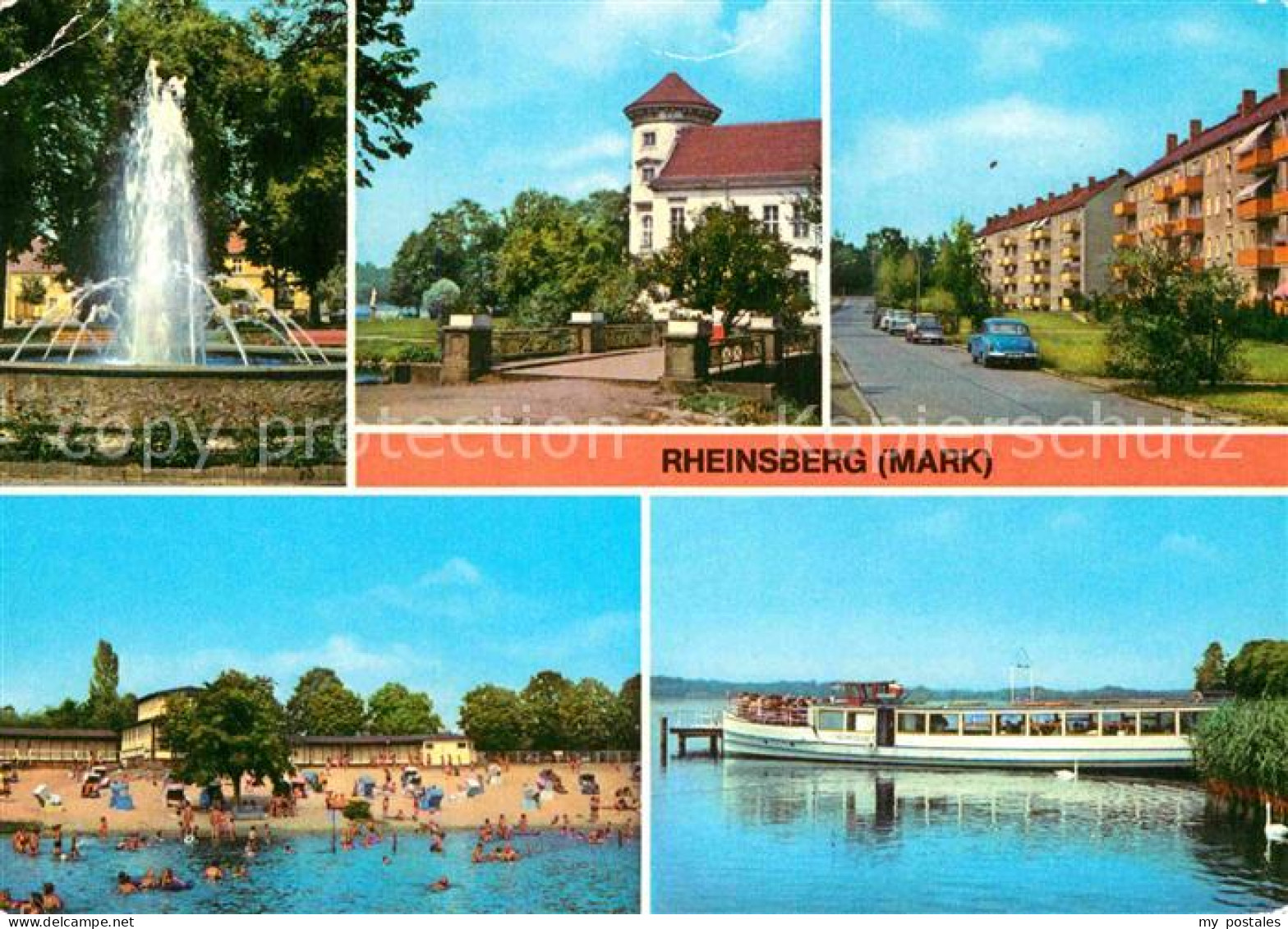 72915992 Rheinsberg Springbrunnen Schloss Diabetiker Sanatorium Helmut Lehmann J - Zechlinerhütte