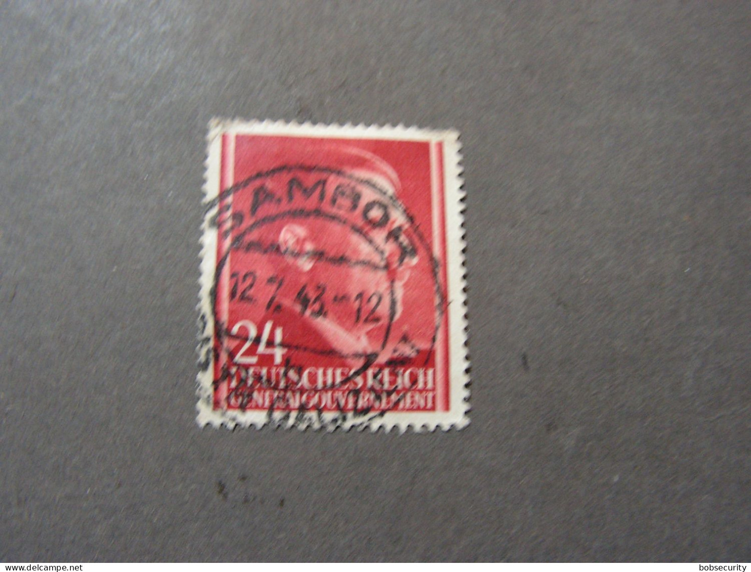 Polen Adolf  Sambor Stamp  1943 - Gouvernement Général