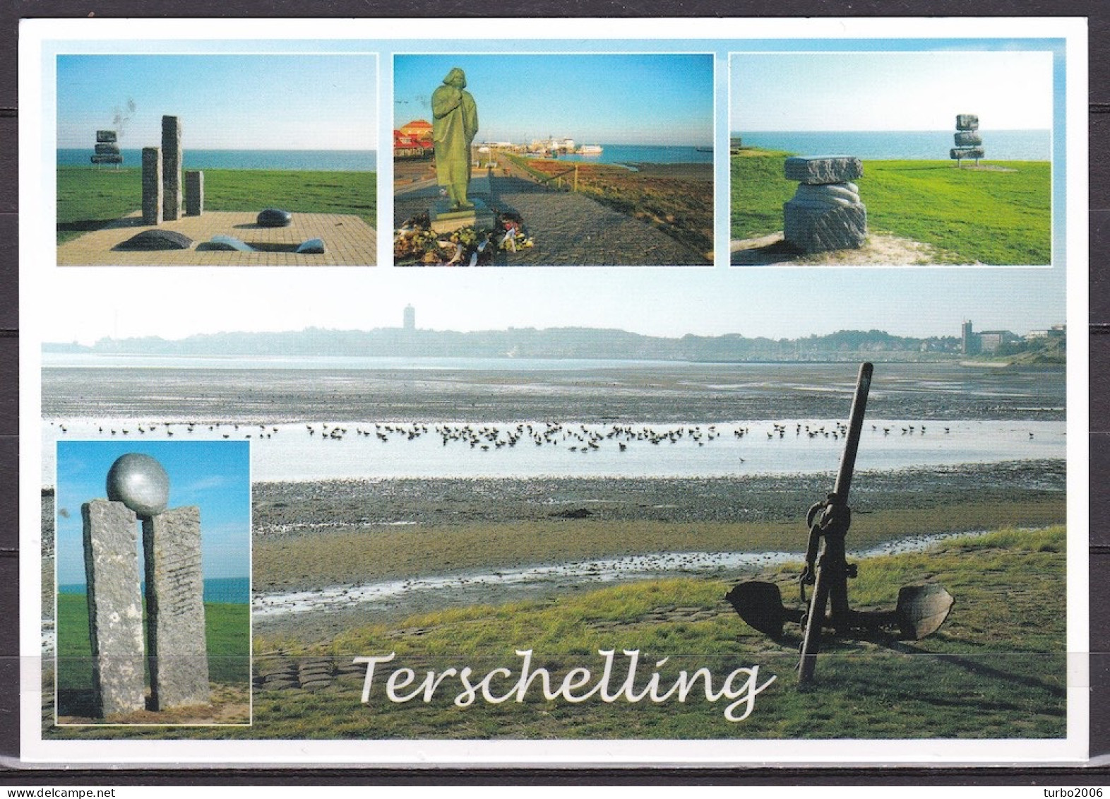 ca 1976/2008 Texel (6x) en Terschelling (2x) 8 kaarten in kleur waarvan 4 gelopen