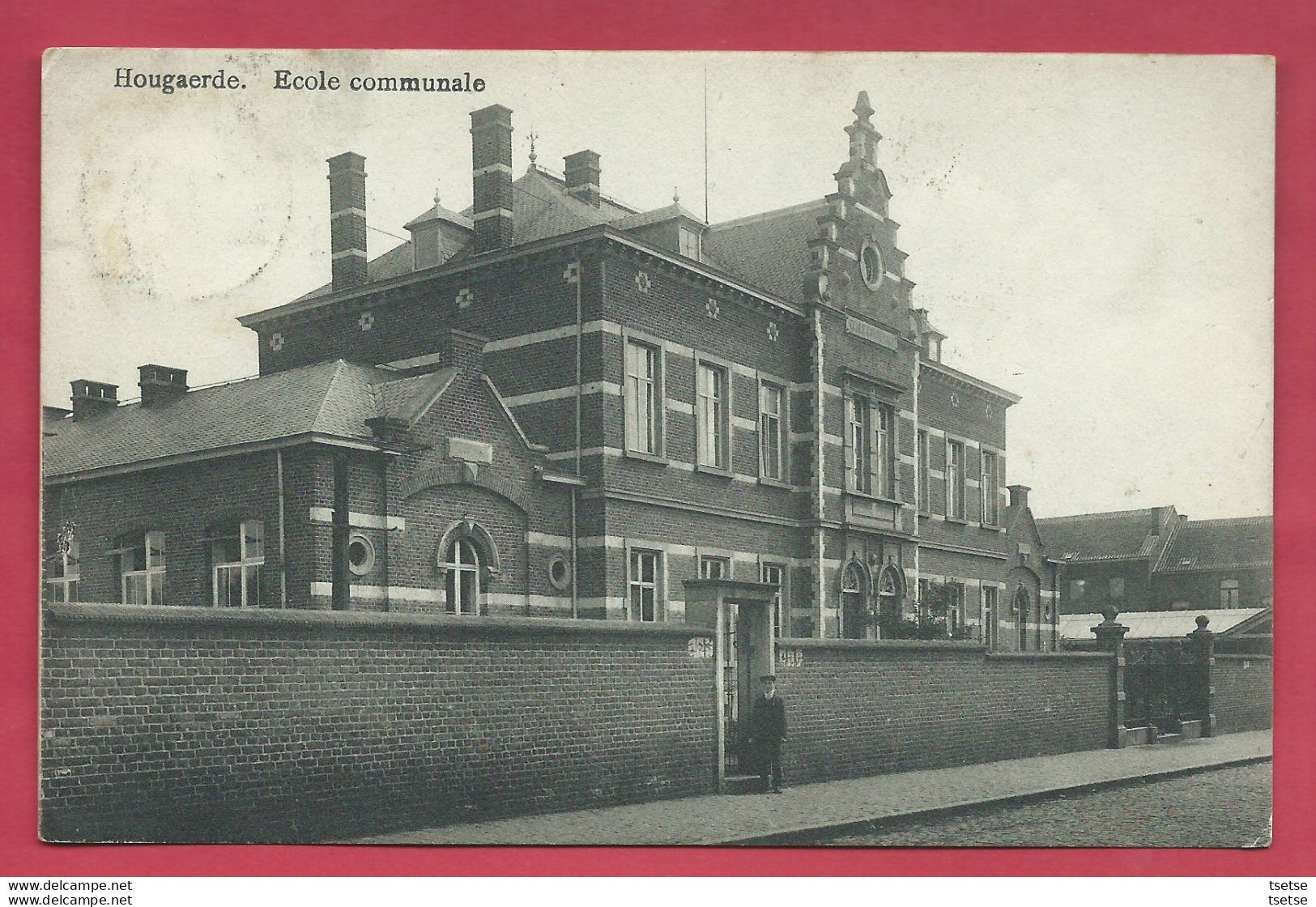 Hoegaarden / Hougaerde - Ecole Communale - 1912 ( Verso Zien ) - Hoegaarden