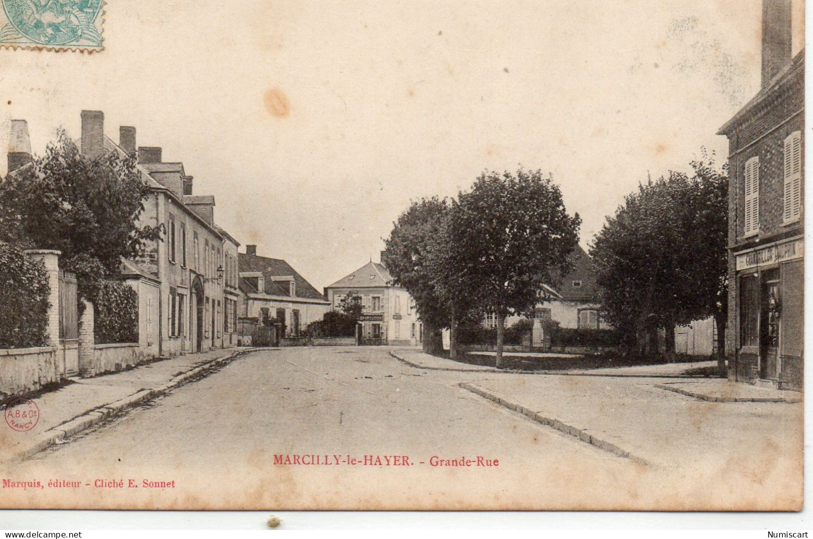 Marcilly-le-Hayer Grande-Rue - Marcilly