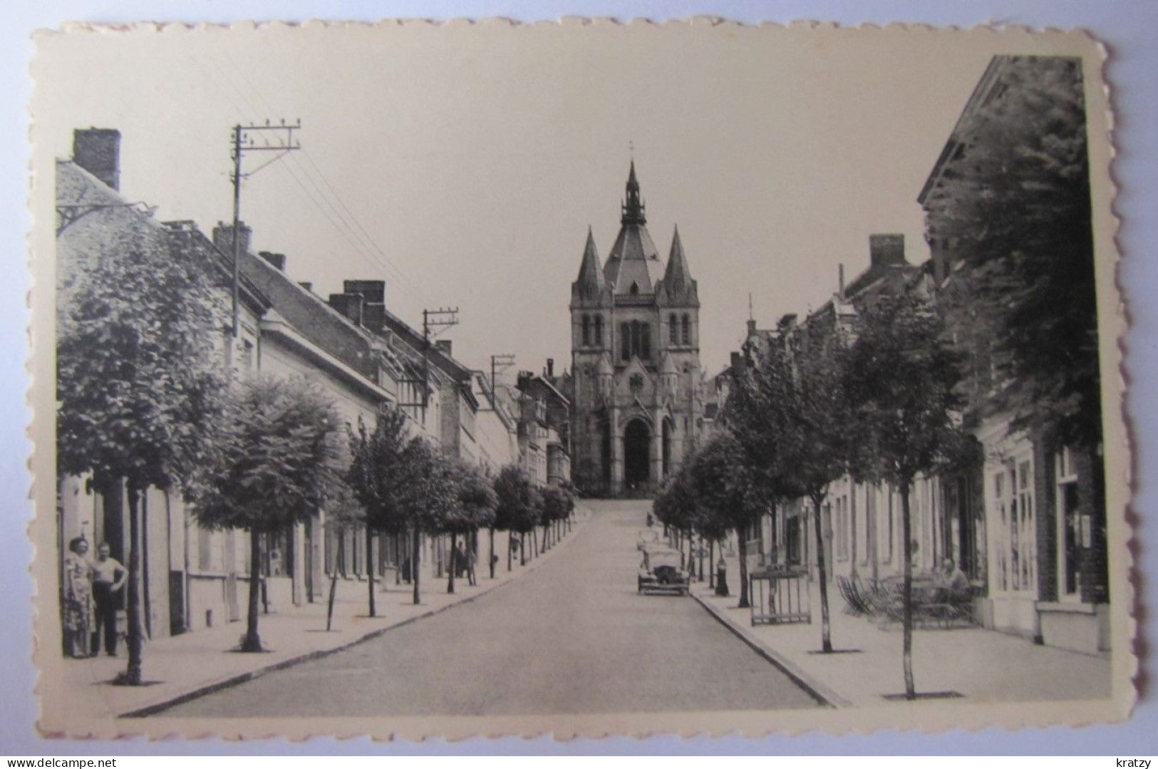 BELGIQUE - HAINAUT - PERUWELZ - BONSECOURS - Avenue De La Basilique - 1954 - Péruwelz