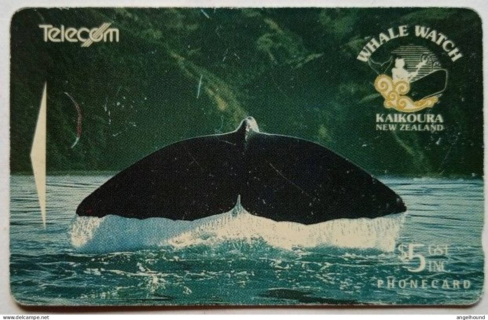 New Zealand $5 GPT 141B = Whale - Neuseeland