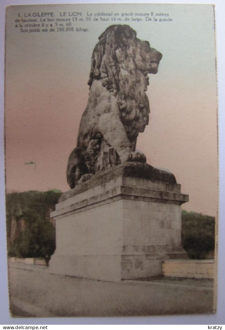 BELGIQUE - LIEGE - LA GILLEPPE - Le Barrage - Le Lion - Gileppe (Barrage)