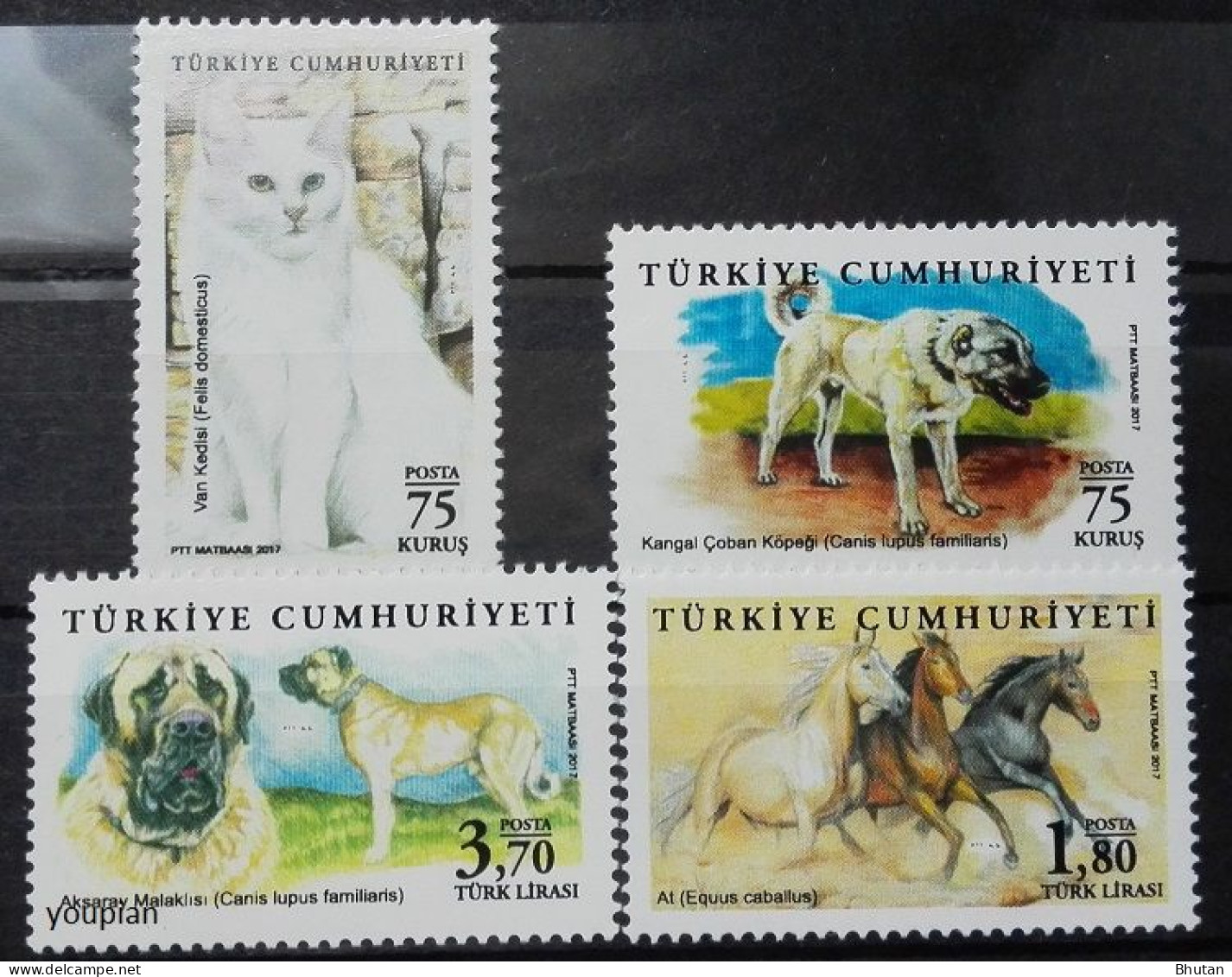 Türkiye 2017, Animals, MNH Stamps Set - Neufs