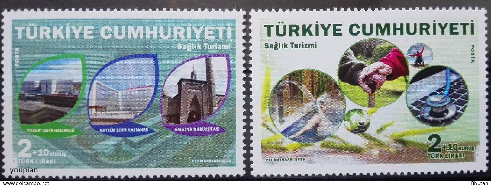 Türkiye 2018, Health Tourism, MNH Stamps Set - Ungebraucht