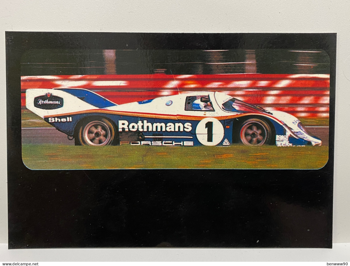 Rothmans Porsche 956, Le Mans Race Car , Motorsport, Rally Racing, Sport Postcard - Le Mans