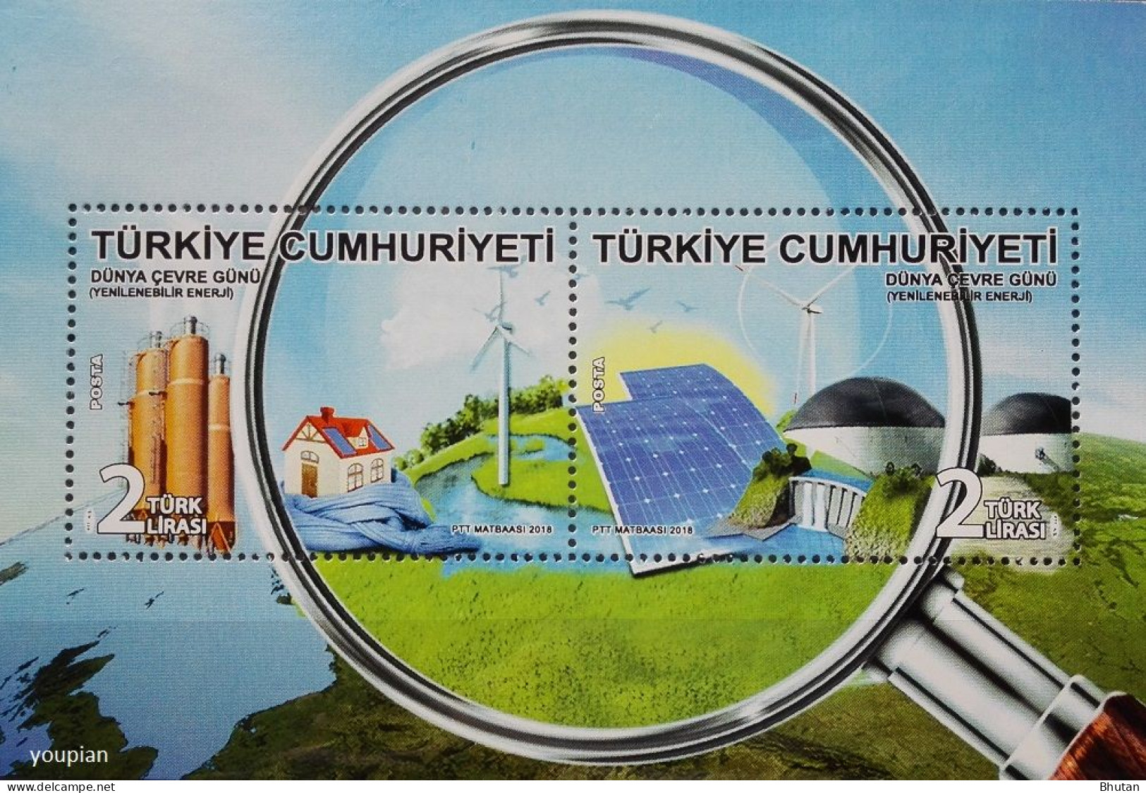 Türkiye 2018, World Environment Day, MNH S/S - Neufs