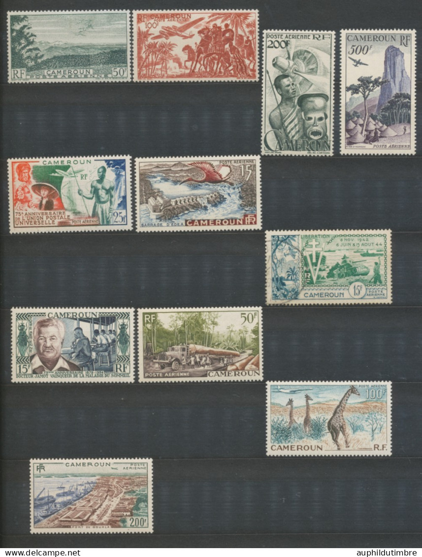 Colonies Françaises CAMEROUN PA N°1 à 48 N**/N*/Obl Cote 144€ N3505 - Unused Stamps