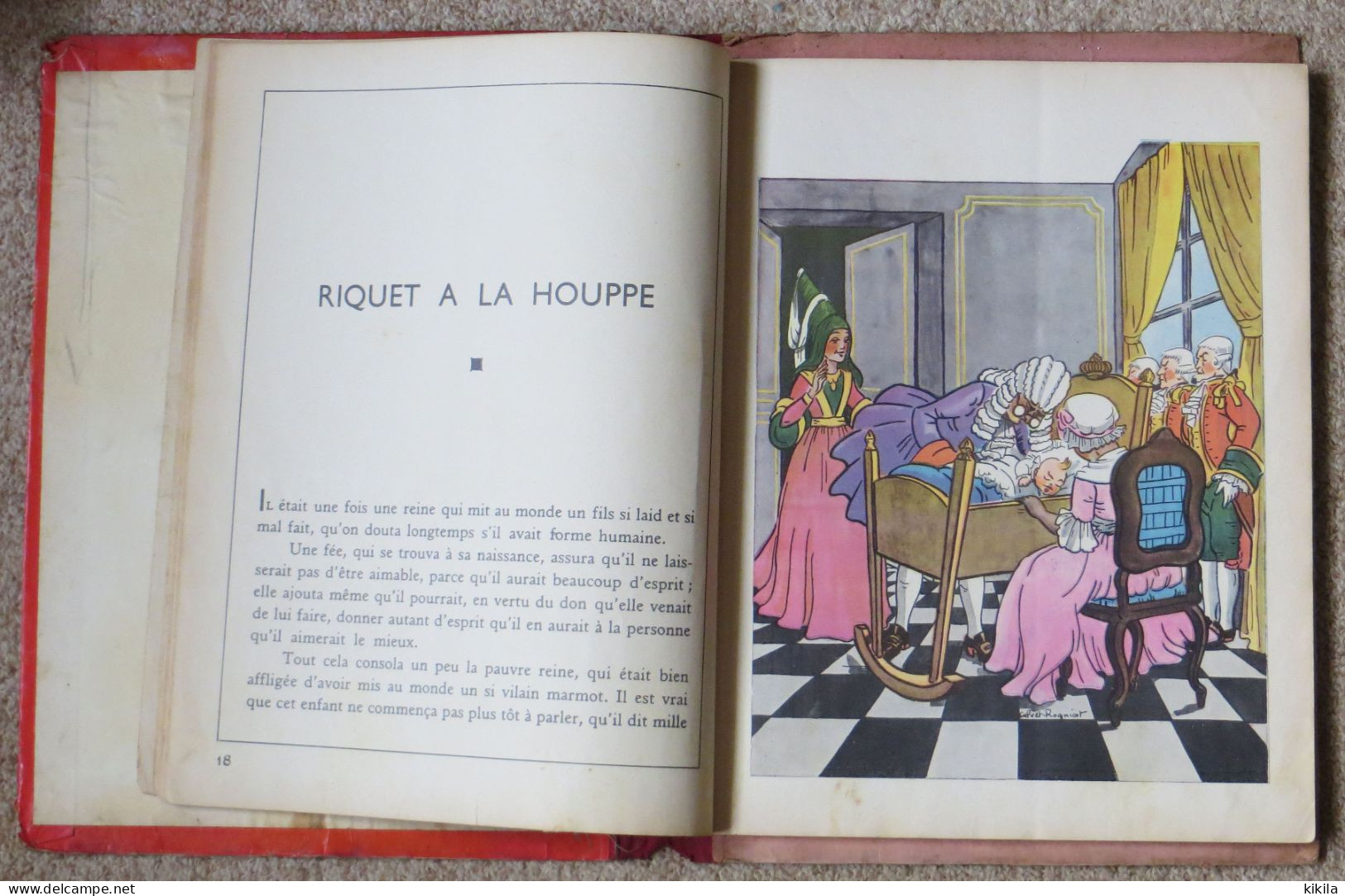 Livre Illustré CONTES CHOISIS DE PERRAULT: Le Petit Chaperon Rouge - Riquet à La Houppe - Les Fées - Cendrillon -* - Contes