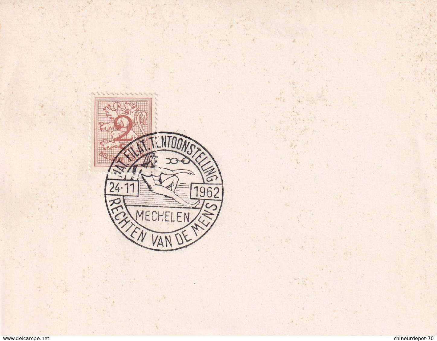 1962 MECHELEN - Lettres & Documents