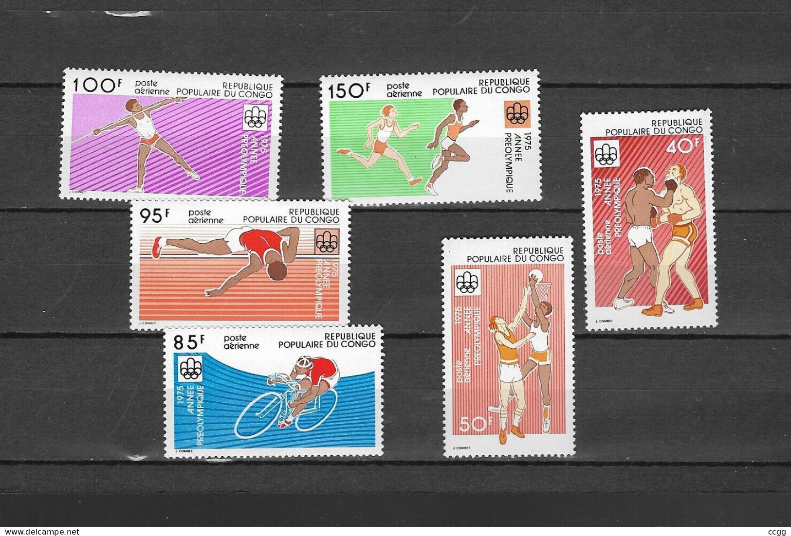 Olympische Spelen 1976 , Kongo - Zegels  Postfris - Ete 1976: Montréal