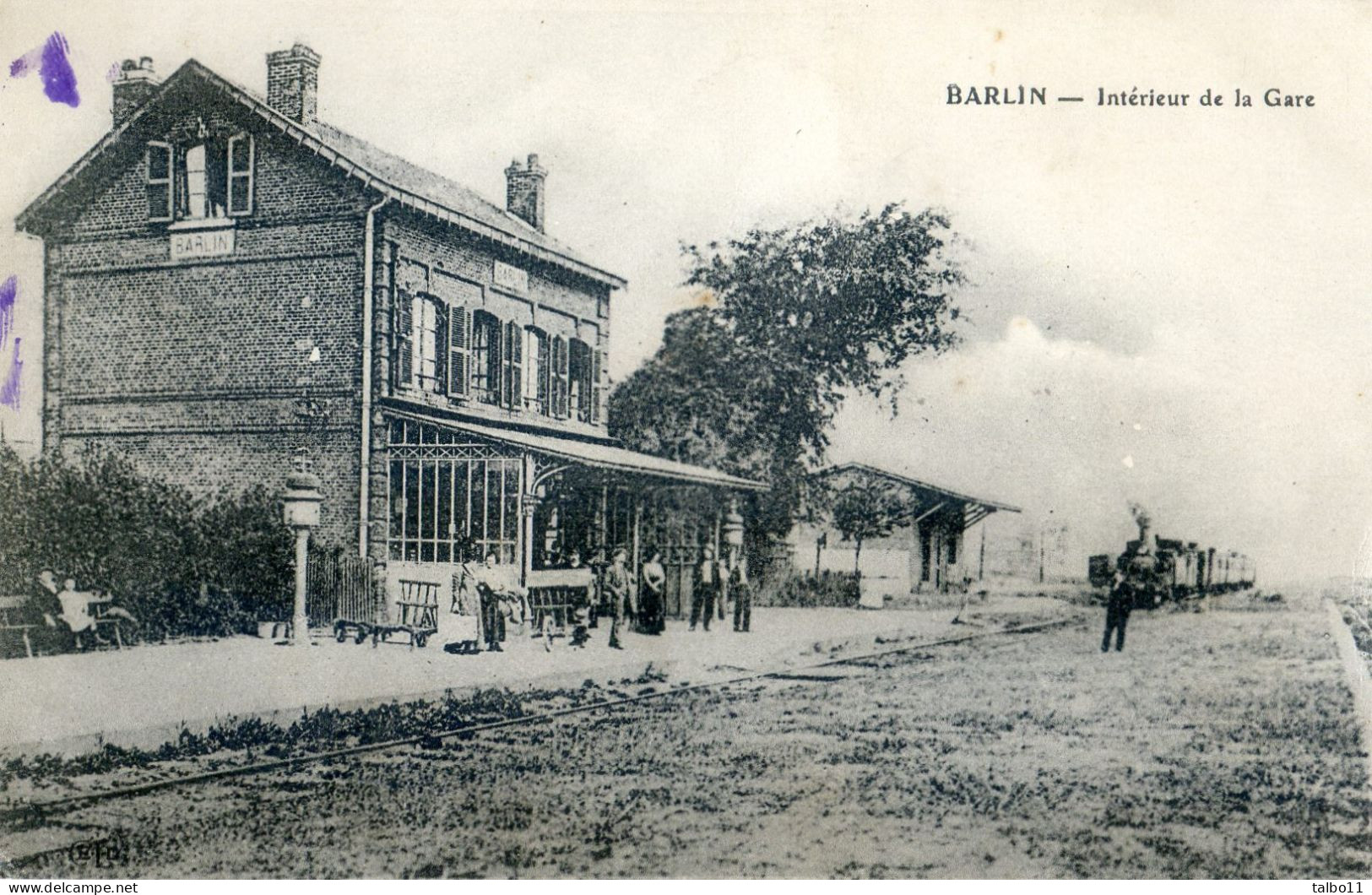 62 - Barlin - - Intérieur De La Gare - Barlin