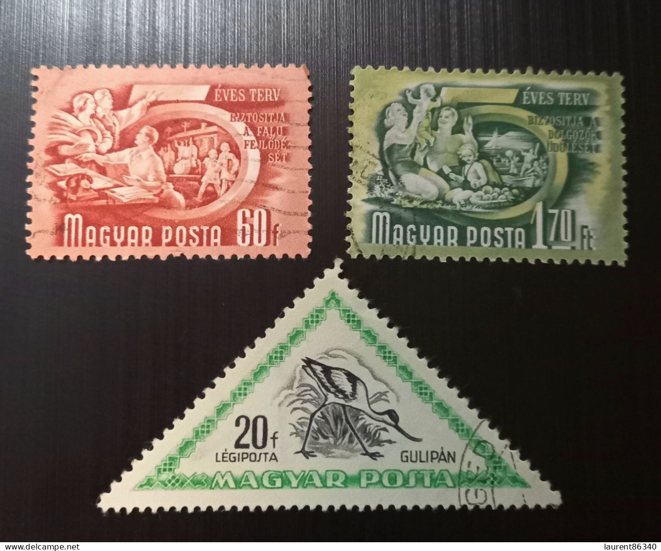 Hongrie 1951 -1953 Five Years Plan As No.1095-1108 - Different Watermark & 1952 Airmail – Birds - Usati