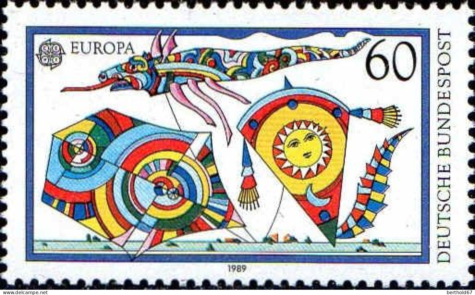 RFA Poste N** Yv:1249/1250 Europa Cept Jeux D'enfants (Thème) - 1989