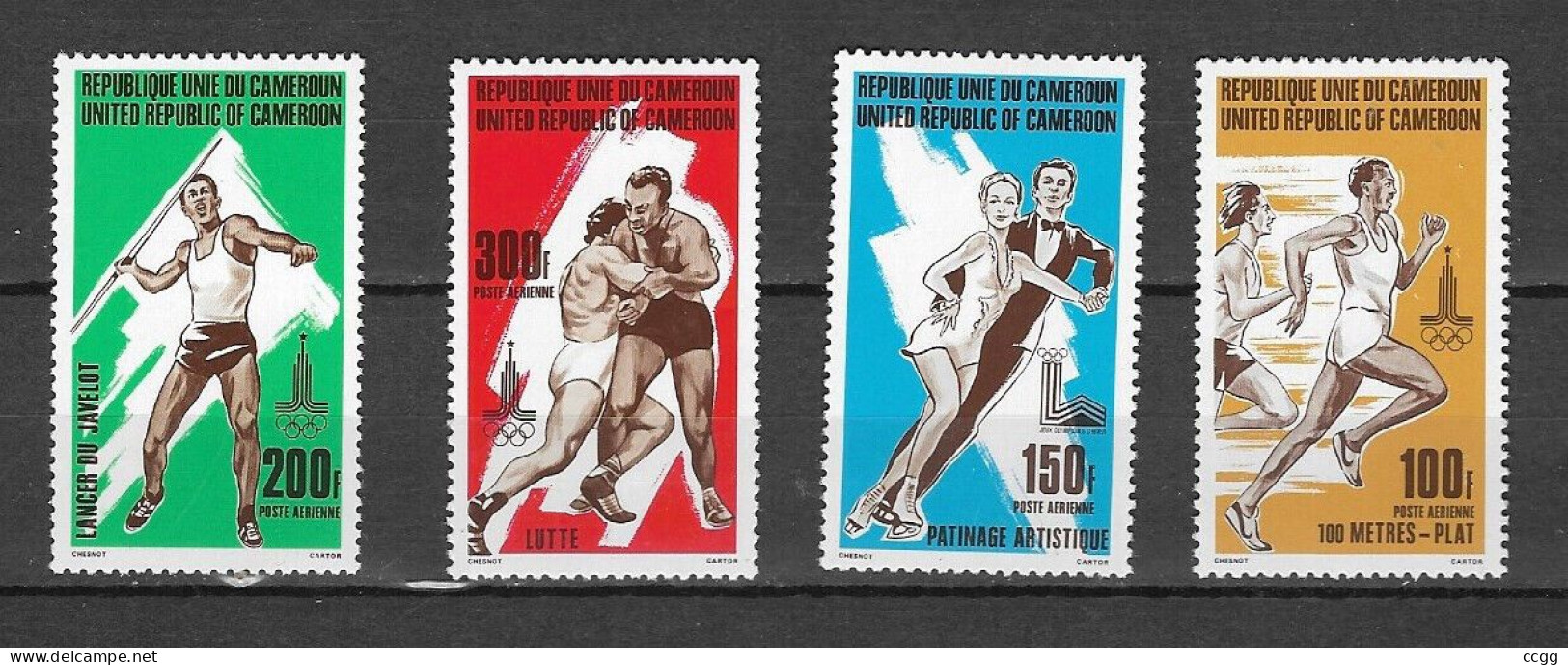 Olympische Spelen 1980 , Kameroun - Zegels Postfris - Verano 1980: Moscu