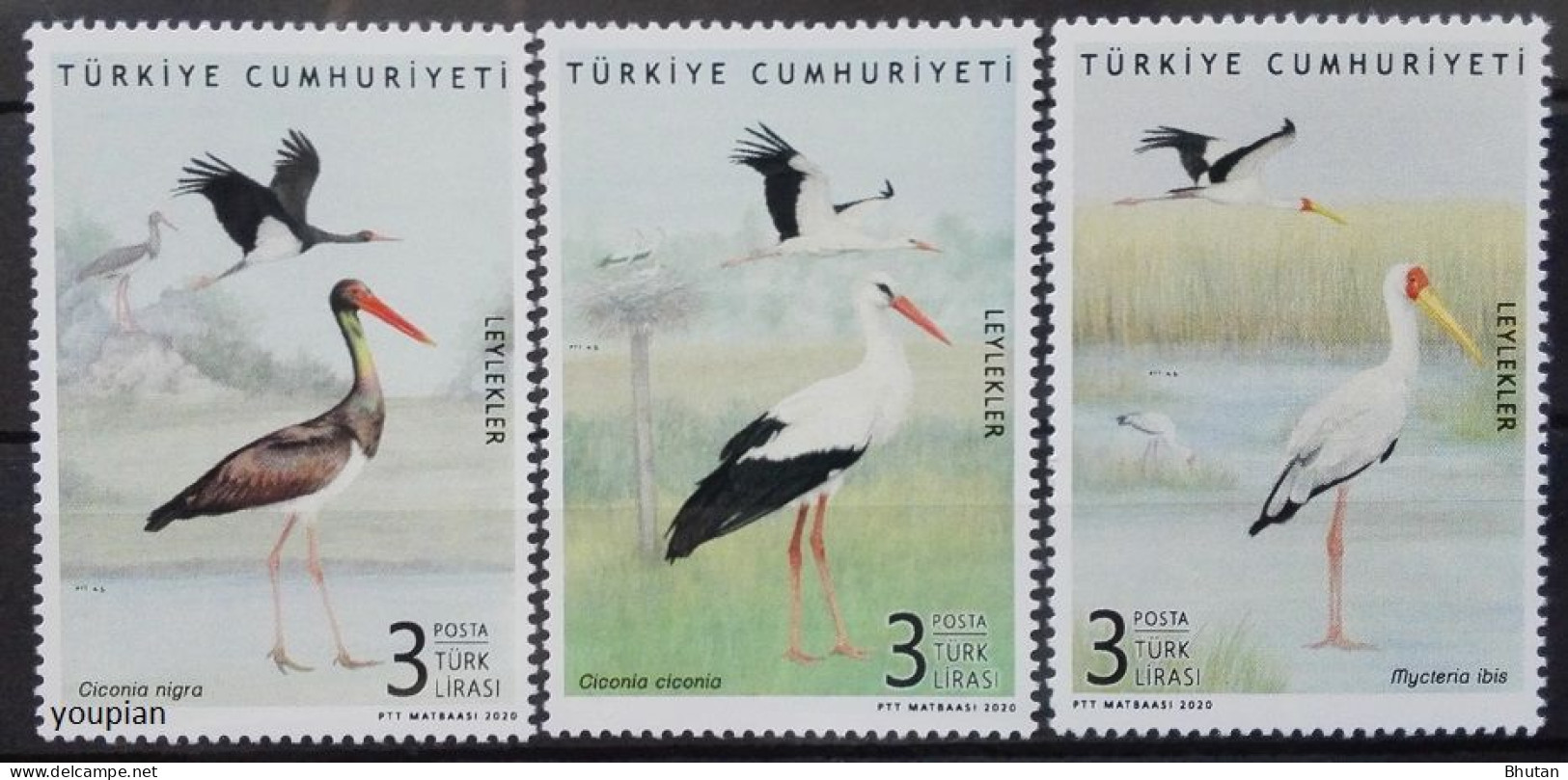 Türkiye 2020, Storks, MNH Stamps Set - Neufs