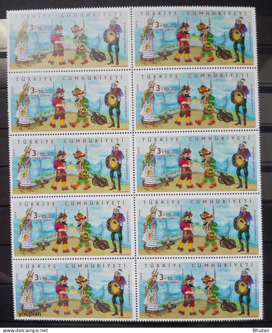 Türkiye 2020, Traditions Of Ramadan, MNH Sheetlet - Unused Stamps