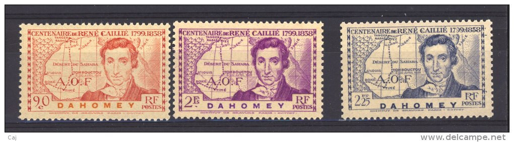 Dahomey  :  Yv  110-12  **  Gomme Tropicale - Ongebruikt