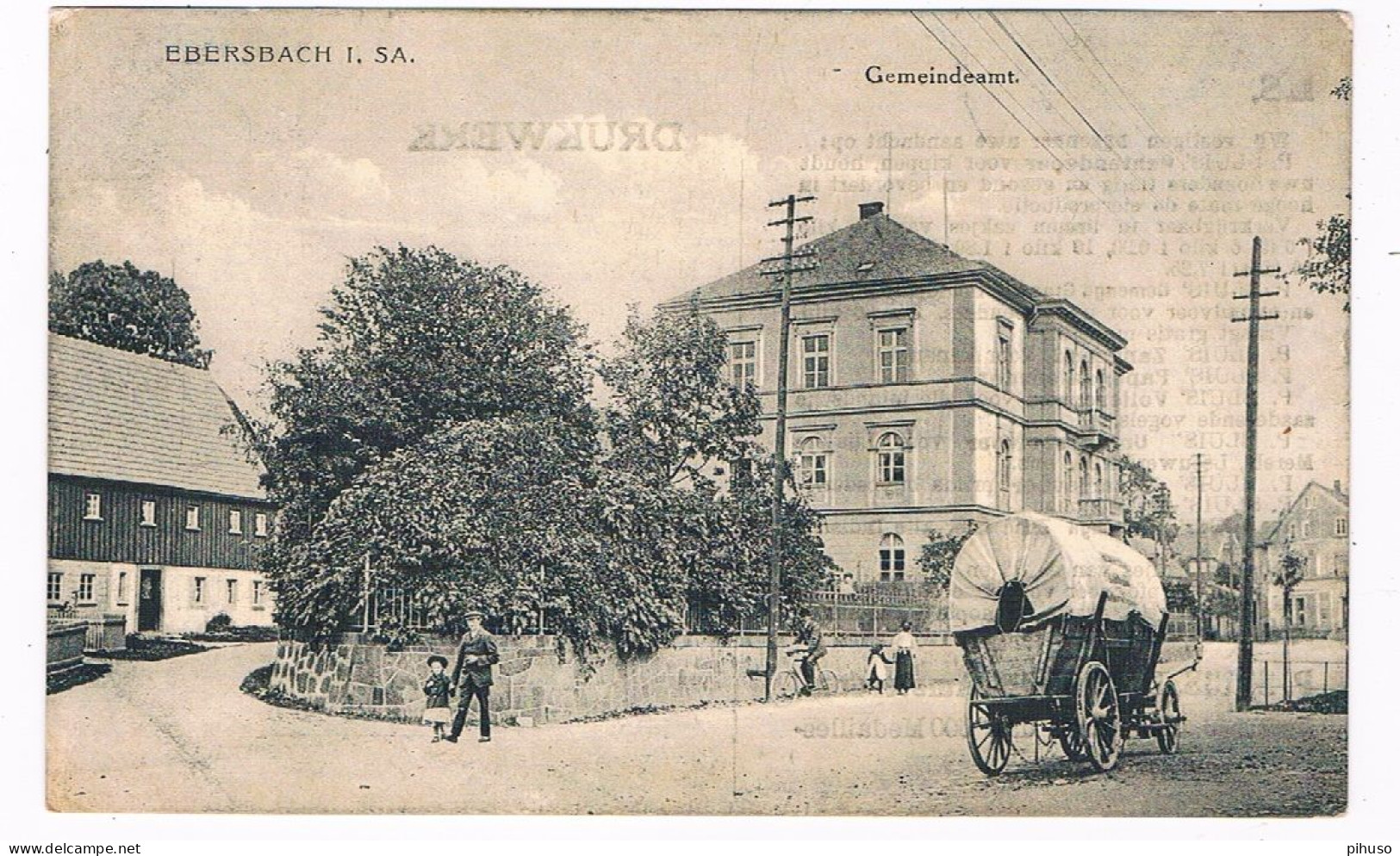 D-16850  EBERSBACH I. SA : Gemeindeamt - Ebersbach (Loebau/Zittau)