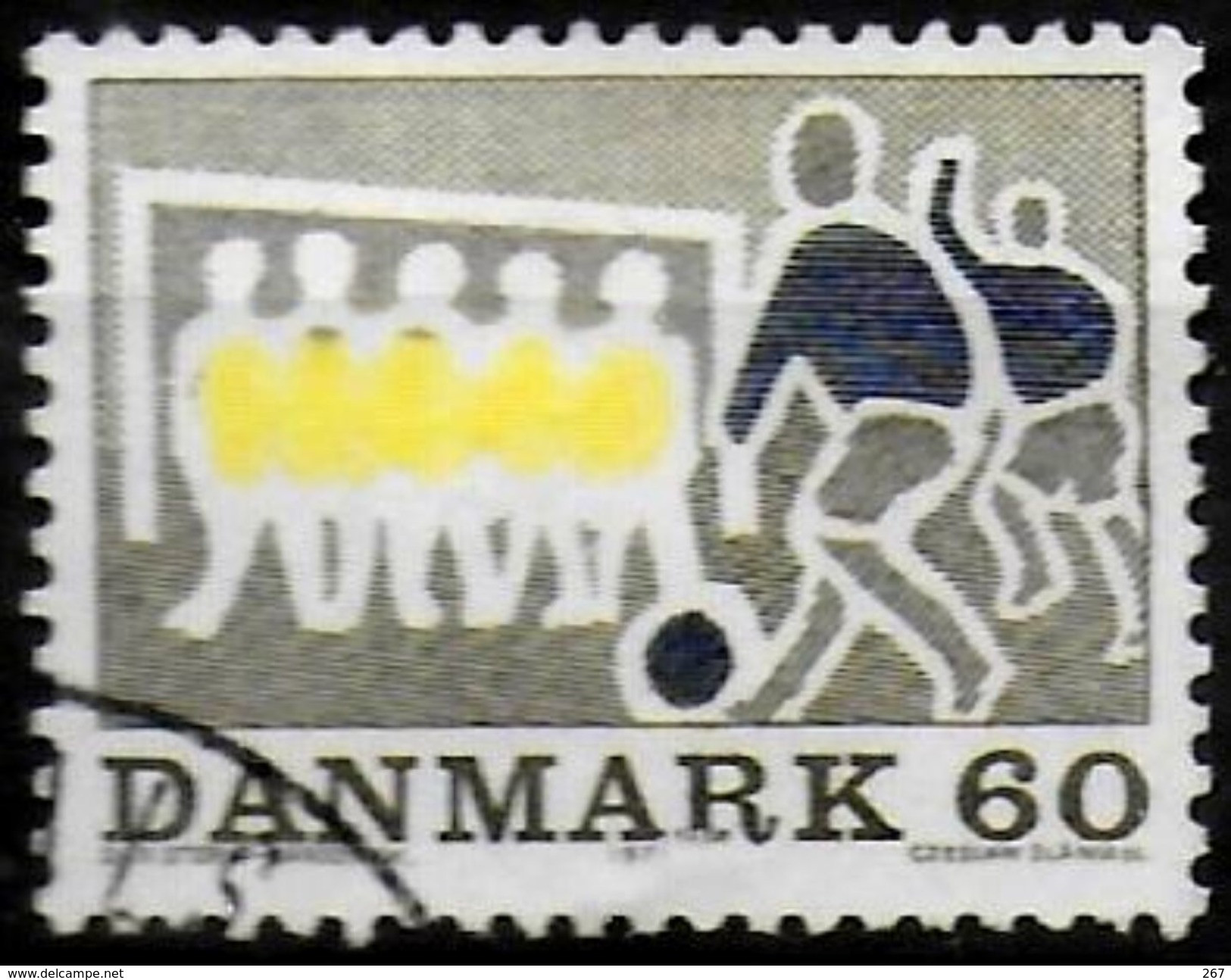DANEMARK   N° 527    Oblitere   Football  Soccer  Fussball - Used Stamps