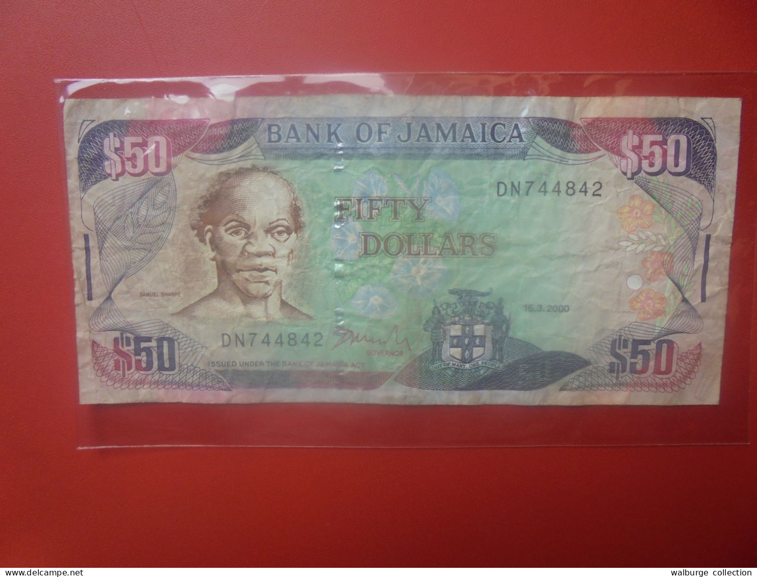 JAMAIQUE 50$ 2000 Circuler (B.33) - Jamaica