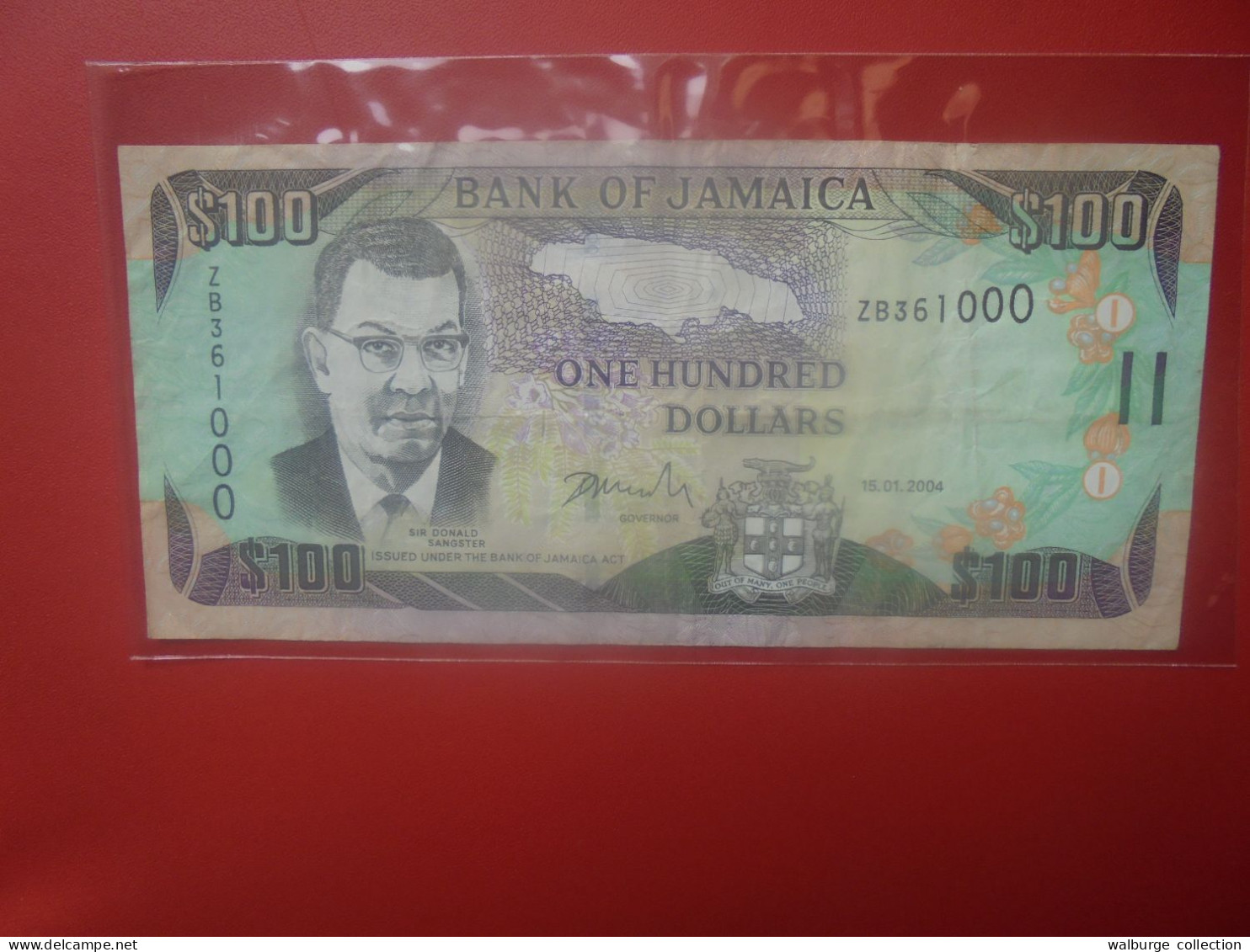 JAMAIQUE 100$ 2004 Circuler (B.33) - Jamaique