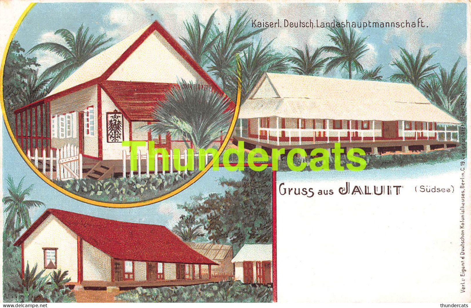 CPA LITHO GRUSS AUS JALUIT DOA - Marshall Islands