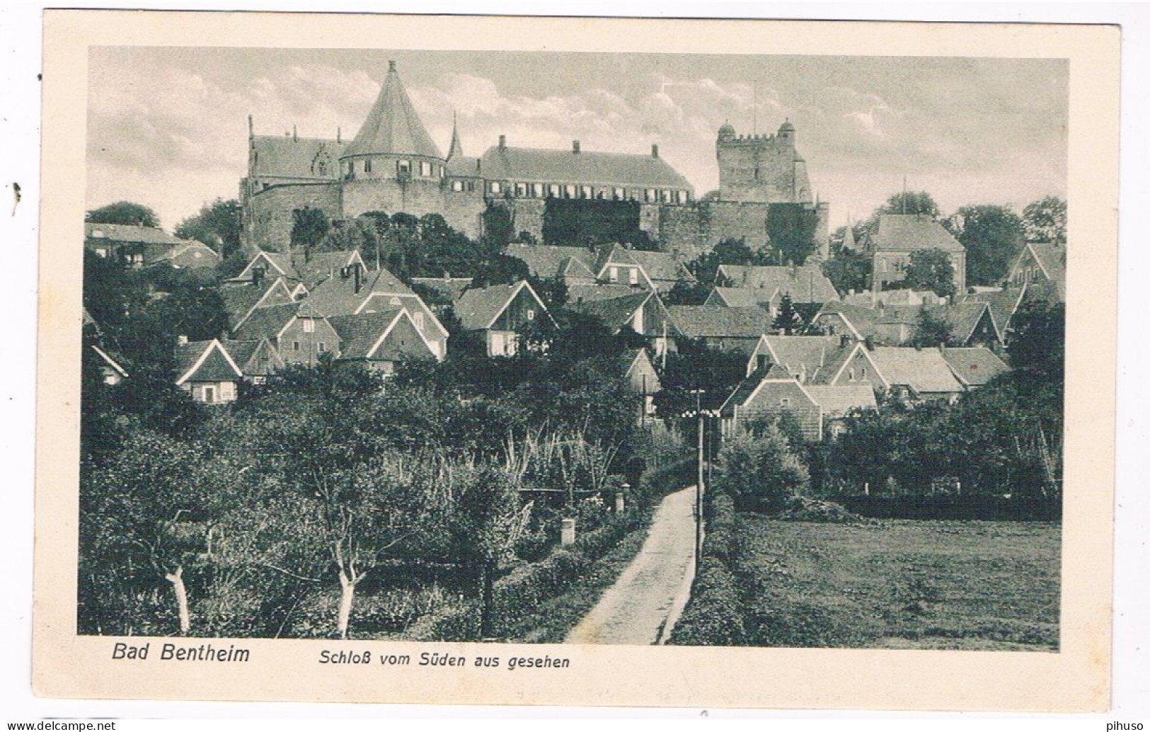 D-16853  BAD BENTHEIM : Schloss Vom Süden Aus Gesehen - Bad Bentheim