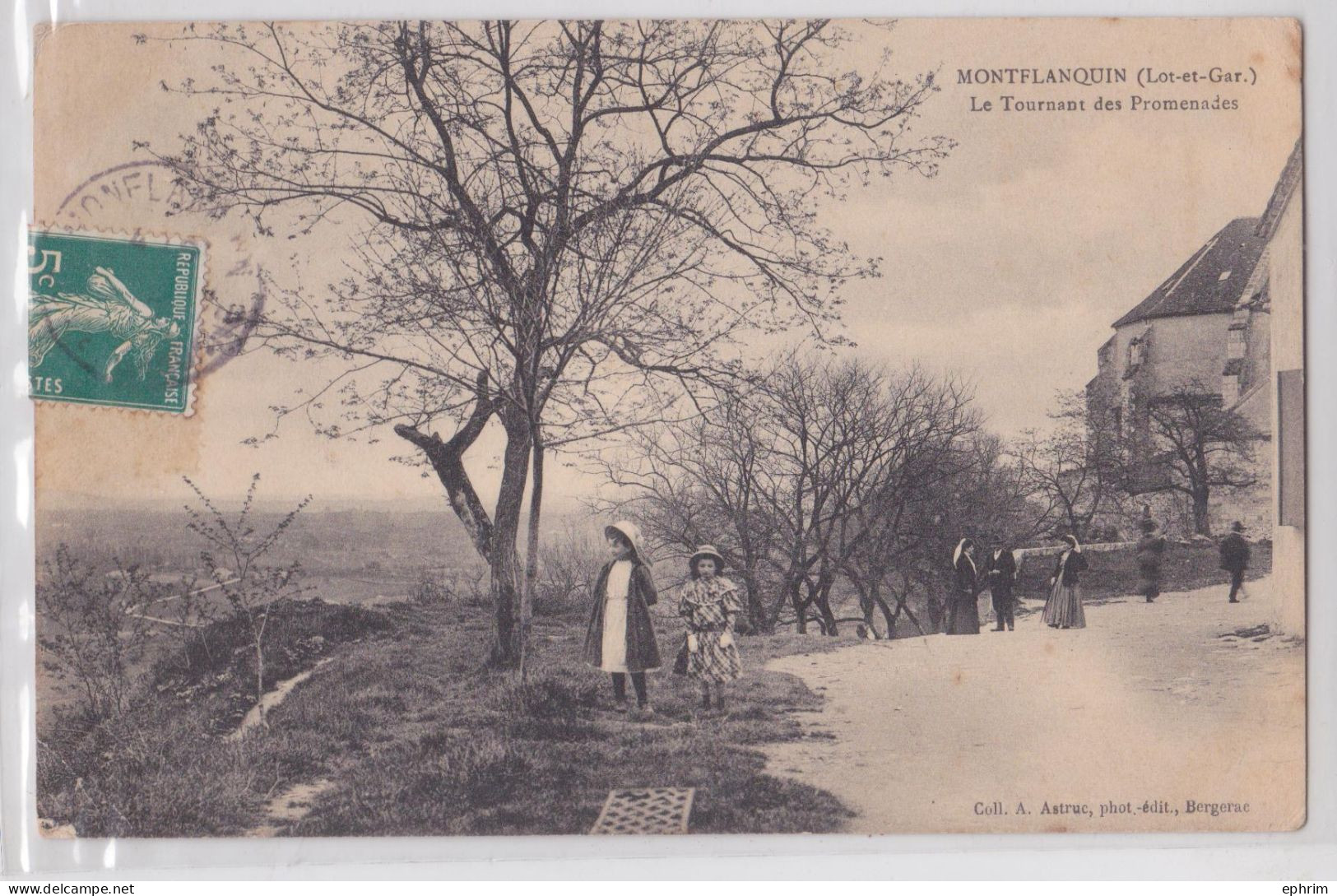 Monflanquin Lot-et-Garonne Le Tournant Des Promenades - Monflanquin