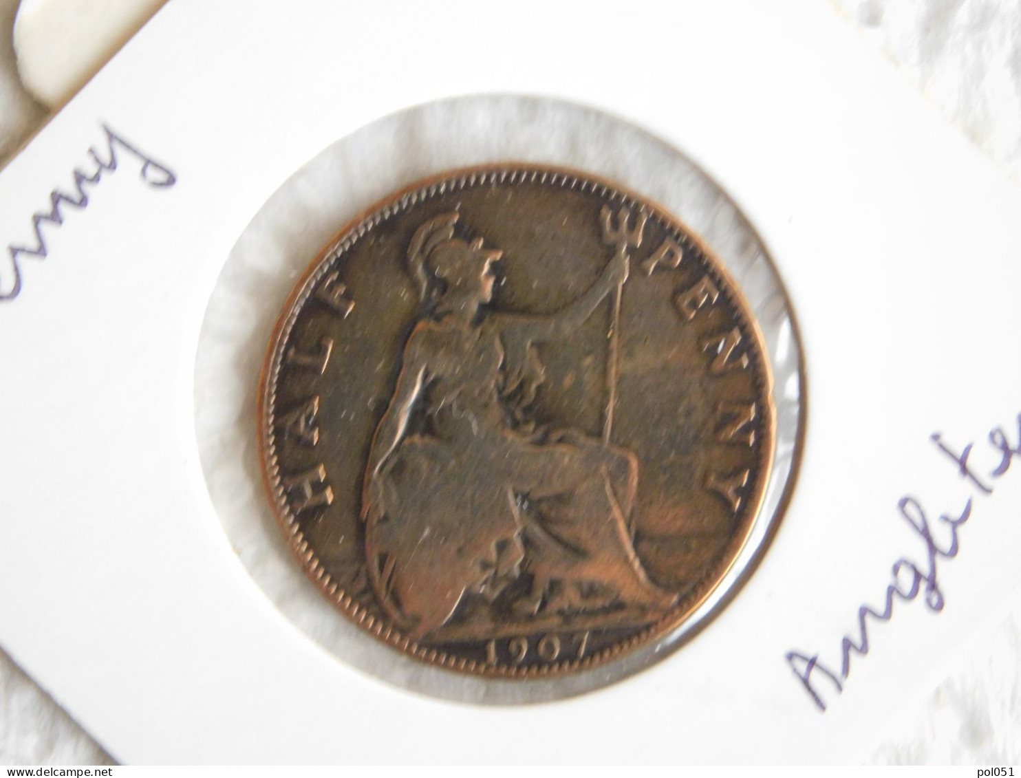 UK 1/2 PENNY 1907 HALF GRANDE BRETAGNE (1167) - C. 1/2 Penny