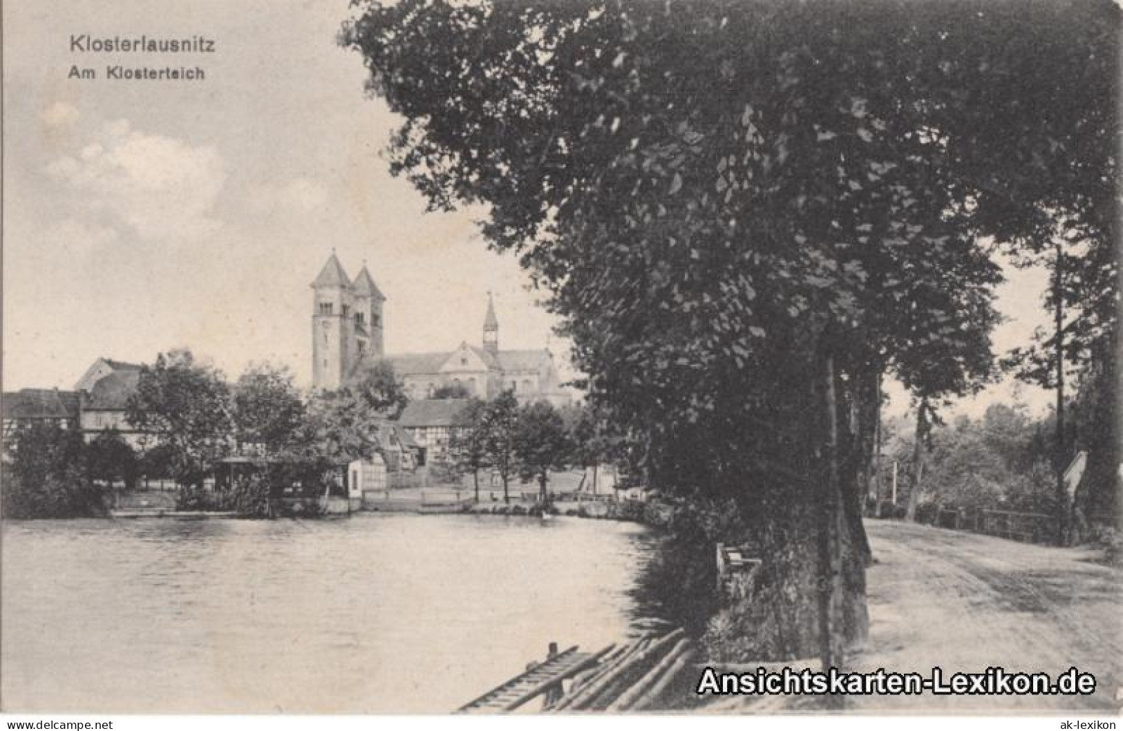 Ansichtskarte Bad Klosterlausnitz Am Klosterteich 1914 - Bad Klosterlausnitz
