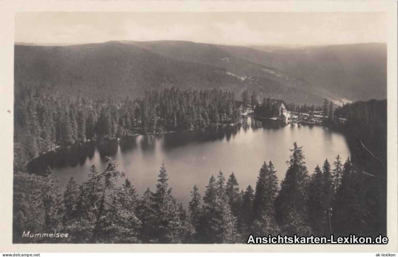 Ansichtskarte Achern Mummelsee Nördl. Bad. Schwarzwald 1933 - Achern