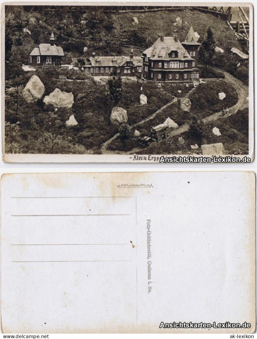 Ansichtskarte Oederan Klein Erzgebirge - Stadtwald 1936 - Oederan