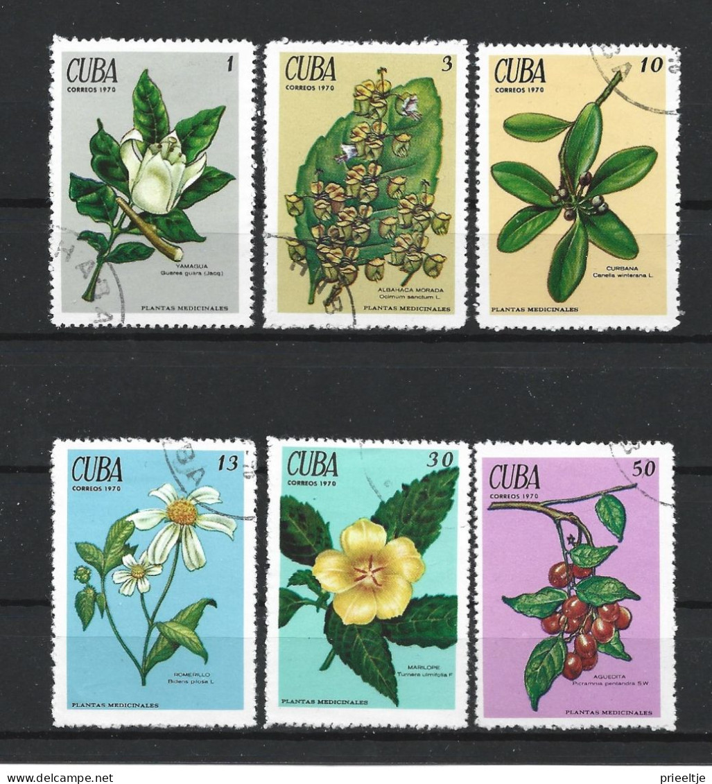 Cuba 1970 Medicinal Plants Y.T. 1377/1382 (0) - Oblitérés