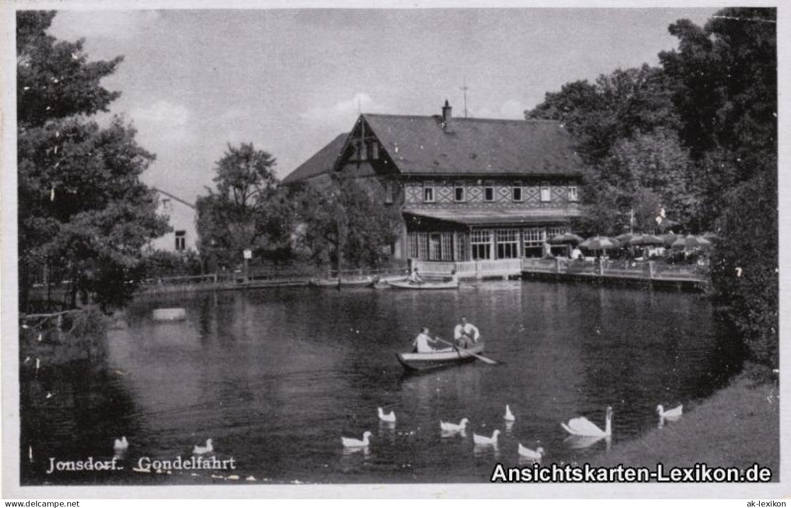 Ansichtskarte Jonsdorf Gondelfahrt 1941 - Jonsdorf