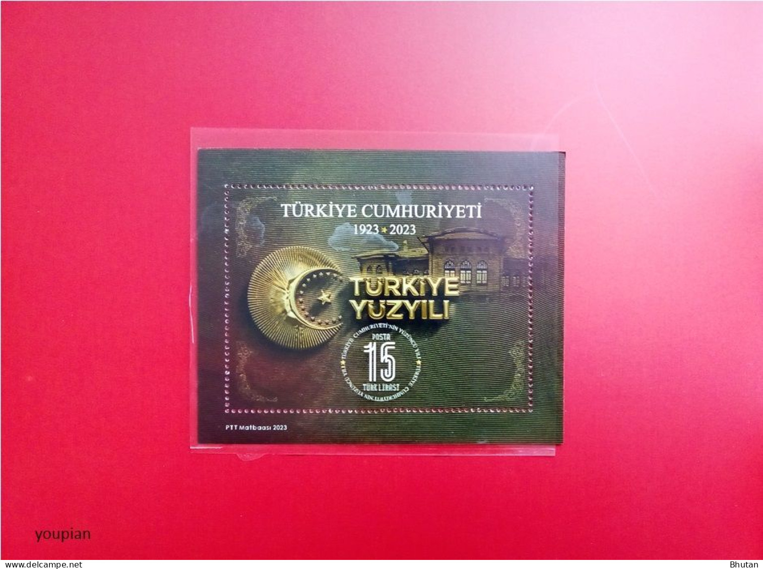 Türkiye 2023, 100 Years Of Independence, Two MNH S/S And FDC - Presentation Pack - Neufs