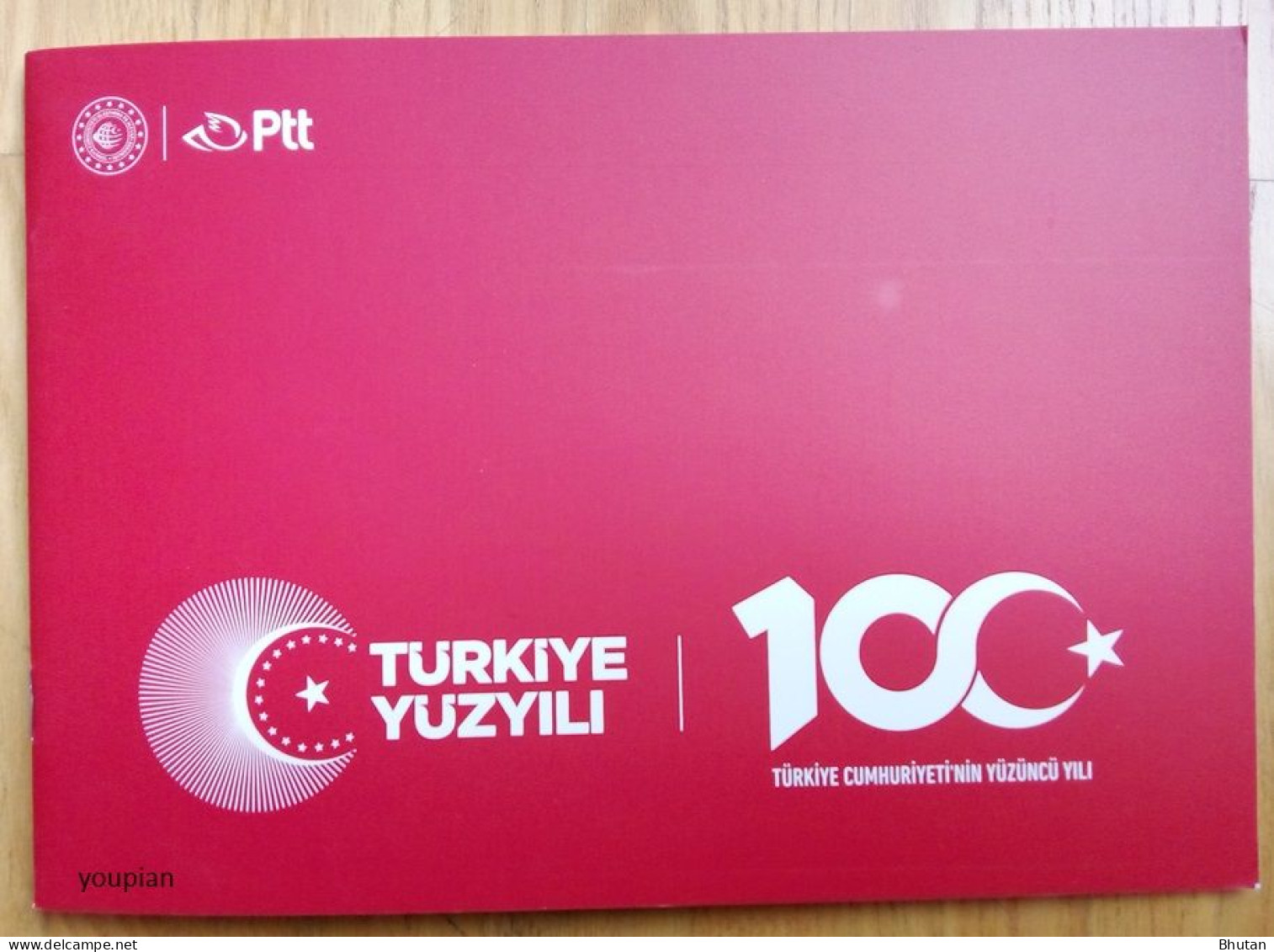 Türkiye 2023, 100 Years Of Independence, Two MNH S/S And FDC - Presentation Pack - Unused Stamps