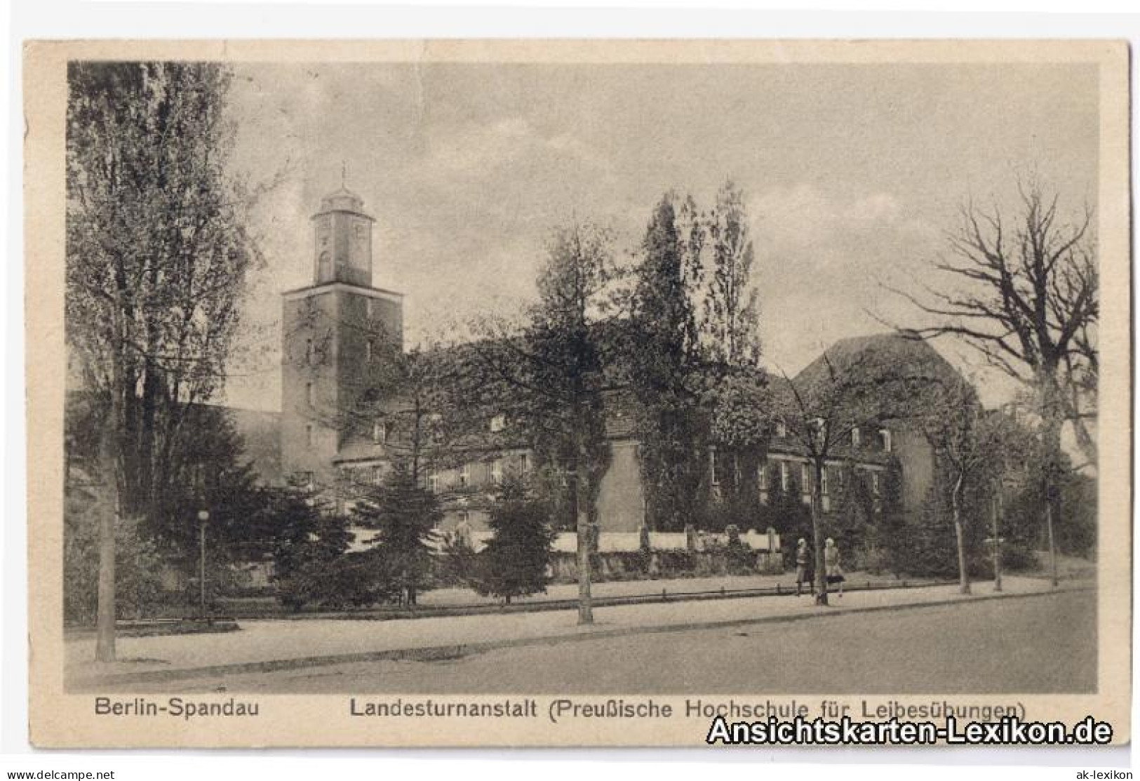 Spandau-Berlin Landesturnanstalt (Preußische Hochschule Für Leibesübungen) 1931 - Spandau