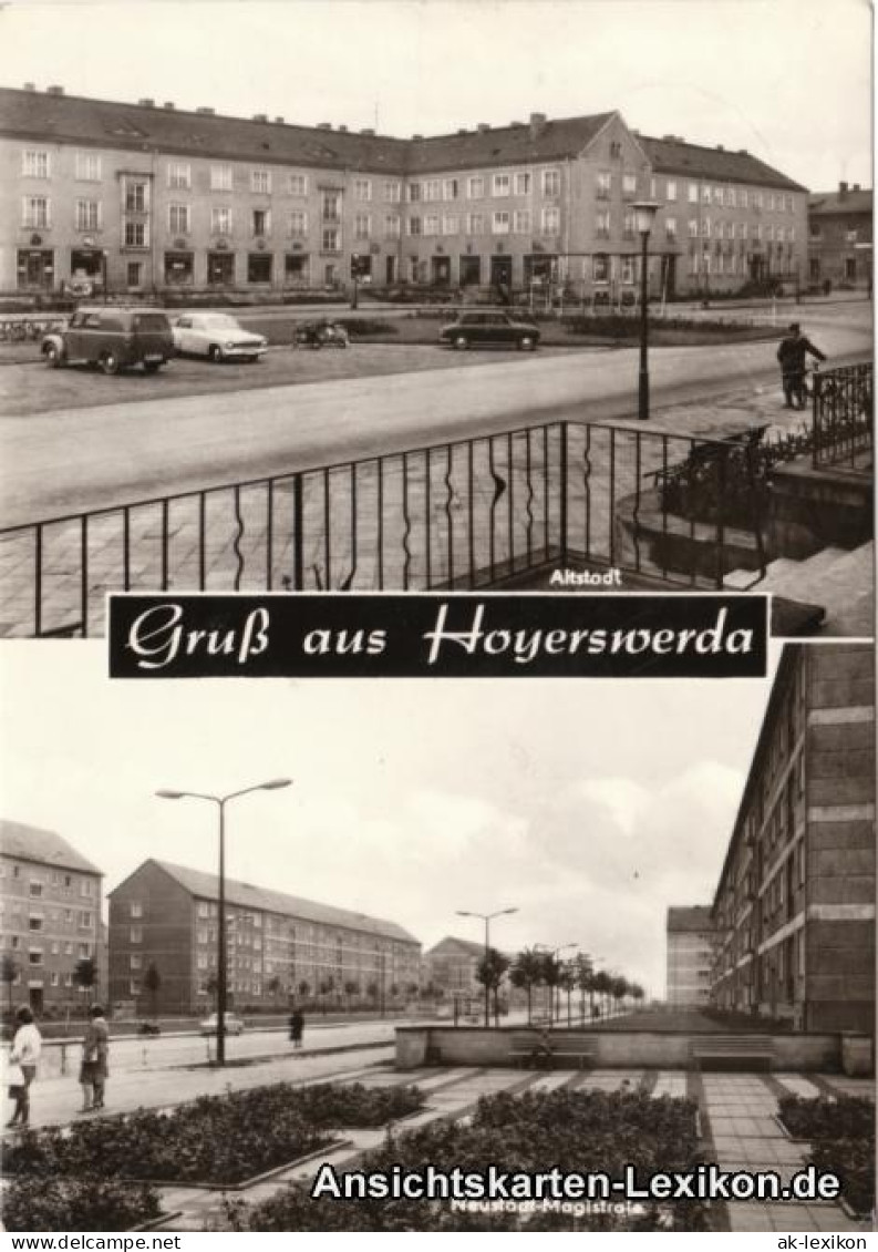 Hoyerswerda Wojerecy 2 Bild Altstadt Und Neustadt-Magistrale 1969 - Hoyerswerda