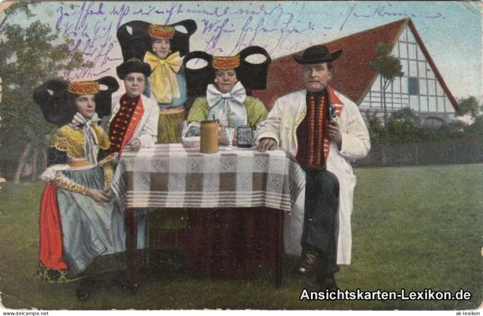 Ansichtskarte Bückeburg Volkstrachten Aus Schaumburg-Lippe 1912 - Bückeburg