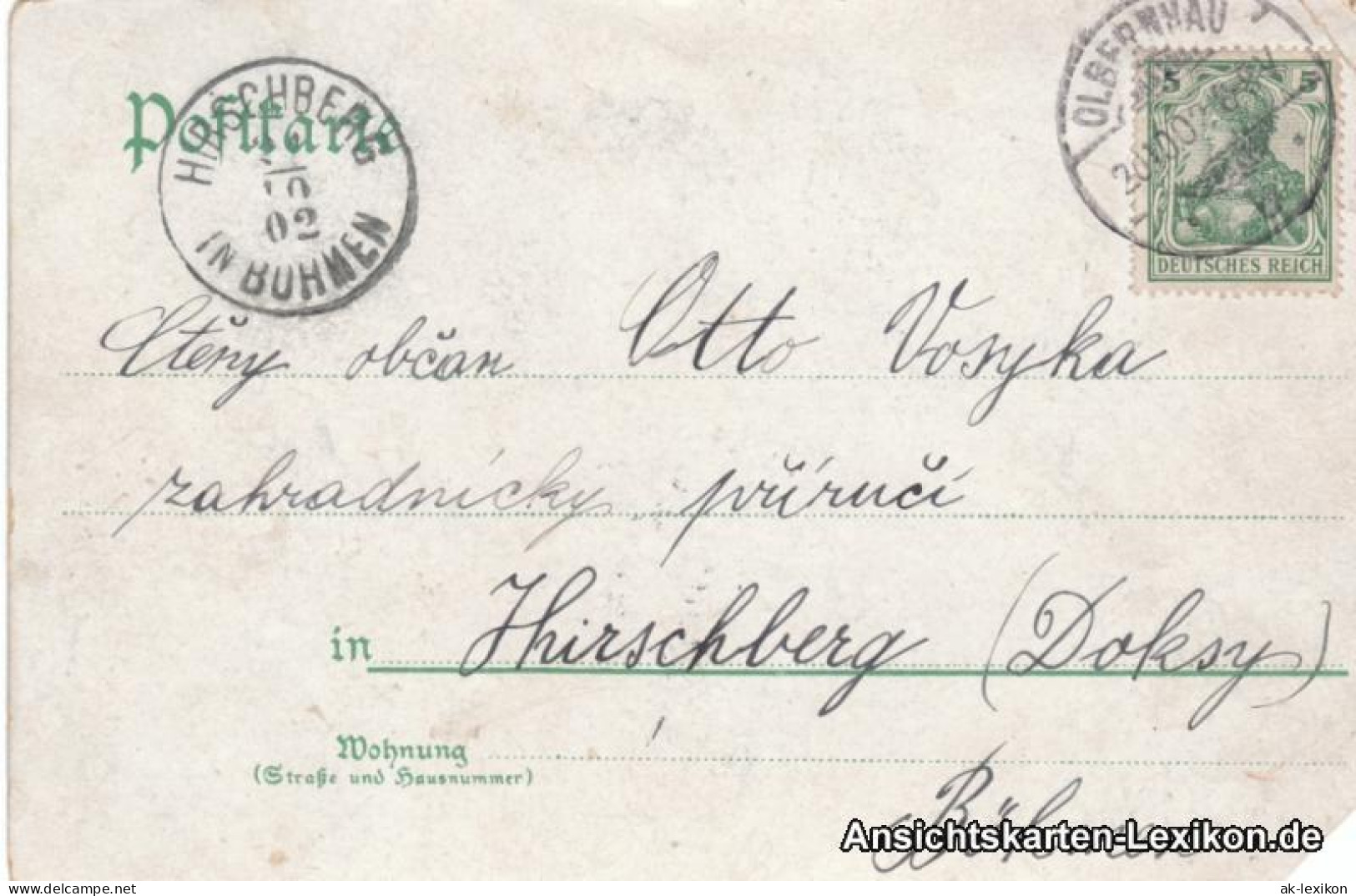 Ansichtskarte Olbernhau Totalansicht 1902 - Olbernhau