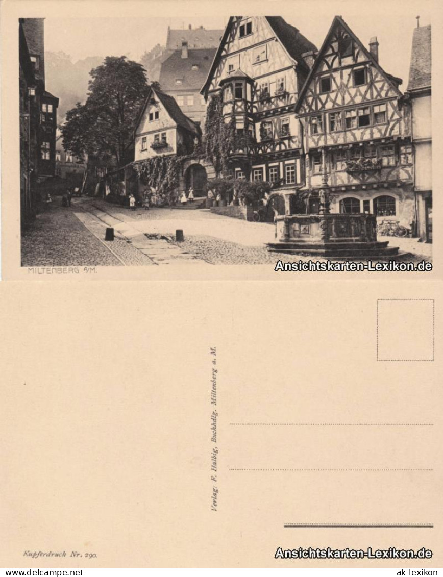 Ansichtskarte Miltenberg (Main) Marktplatz 1929 - Miltenberg A. Main