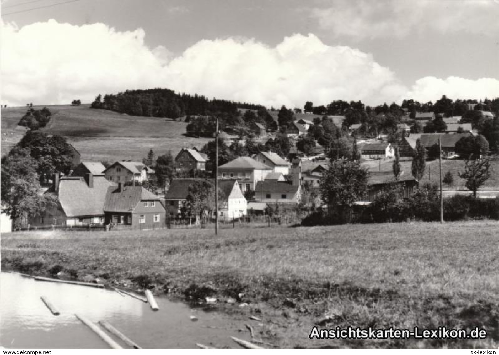 Ansichtskarte Schönfeld-Dippoldiswalde Stadtansicht 1976  - Schmiedeberg (Erzgeb.)